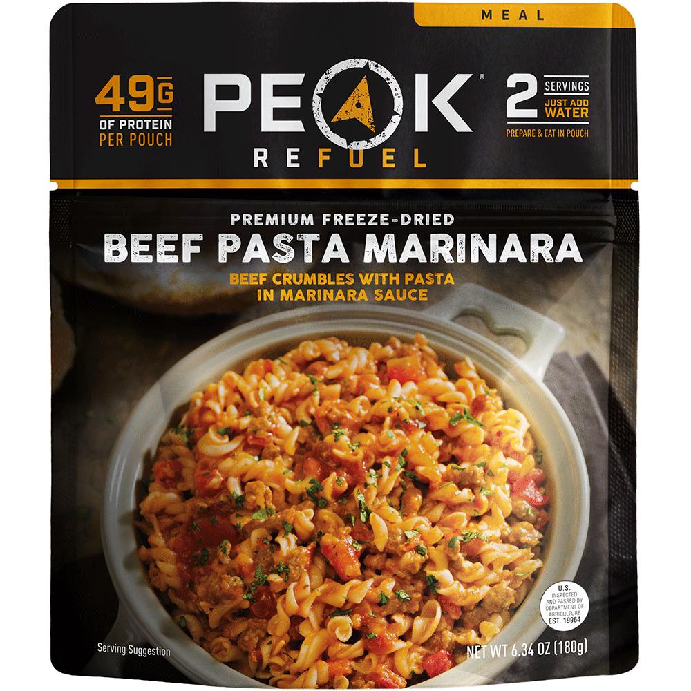 Peak Refuel Beef Pasta Marinara